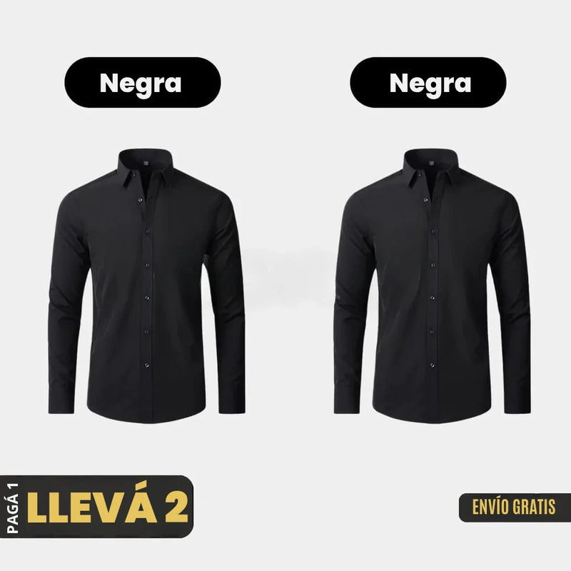 ¡PAGÁ 1 Y LLEVÁ 2! CAMISA ULTRA TECH™ DE ALGODÓN TECNOLÓGICO – EDICIÓN LIMITADA