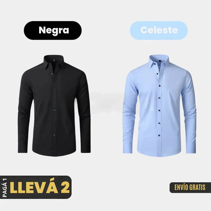 ¡PAGÁ 1 Y LLEVÁ 2! CAMISA ULTRA TECH™ DE ALGODÓN TECNOLÓGICO – EDICIÓN LIMITADA