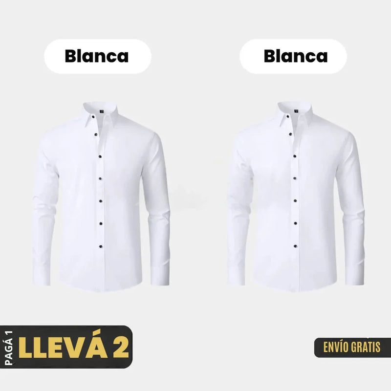 ¡PAGÁ 1 Y LLEVÁ 2! CAMISA ULTRA TECH™ DE ALGODÓN TECNOLÓGICO – EDICIÓN LIMITADA