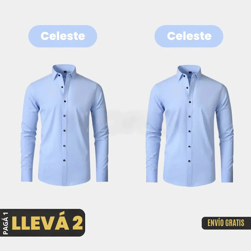 ¡PAGÁ 1 Y LLEVÁ 2! CAMISA ULTRA TECH™ DE ALGODÓN TECNOLÓGICO – EDICIÓN LIMITADA
