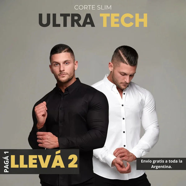¡PAGÁ 1 Y LLEVÁ 2! CAMISA ULTRA TECH™ DE ALGODÓN TECNOLÓGICO – EDICIÓN LIMITADA