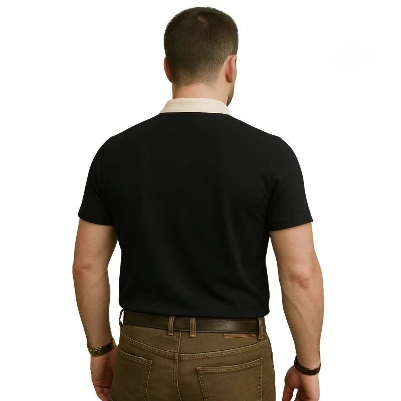 [PAGÁ 3 LLEVÁ 5] Camisa Polo Casual Versatto en Viscosa, Seda Gélida y Elastano + Regalos: 3 Bermudas y Reloj